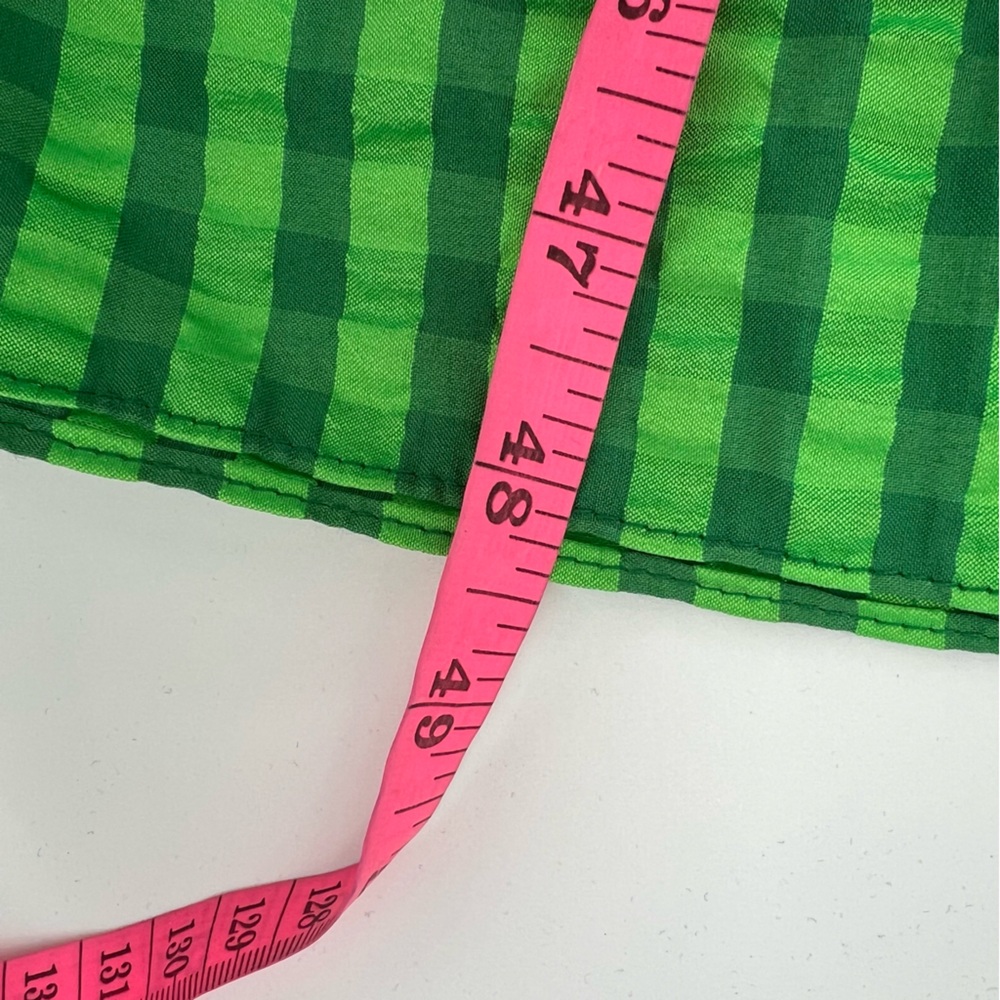 Never Fully Dressed Green Gingham Midi Dress - Picture 10 of 10